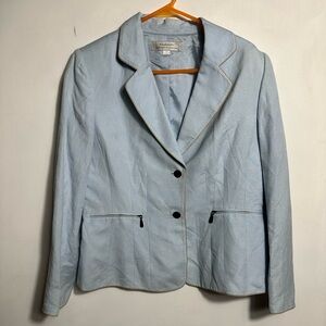 Tahari Light Blue Women's Blazer